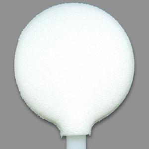 FoamTec HT1134-5 6in Large Lollipop CleanWIPE Foam Swab